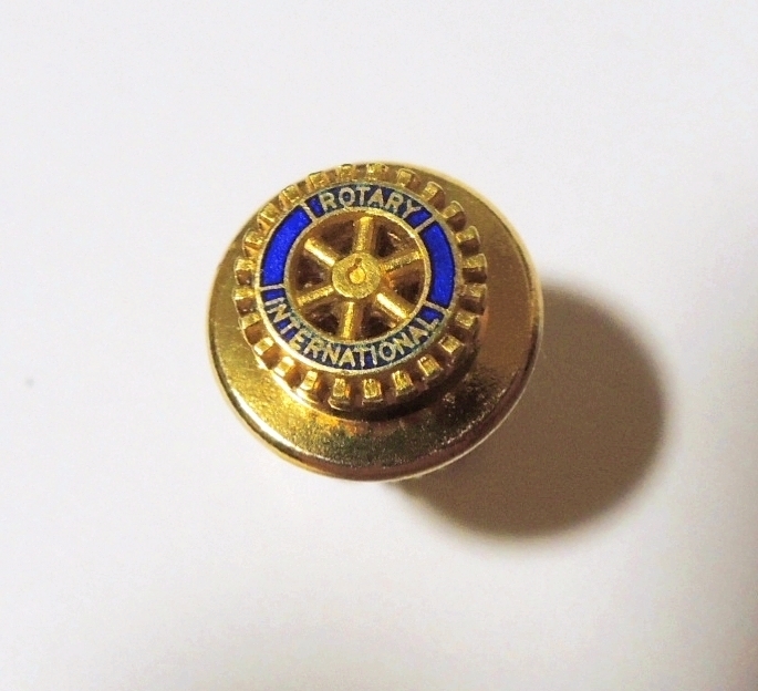 Yahoo!オークション - K18 18金 ロータリークラブ 徽章 バッジ ROTARY