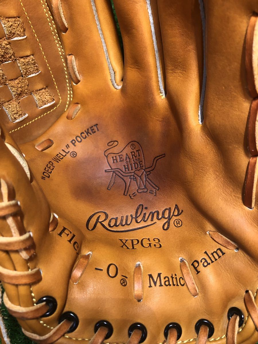 即戦力品・美品】ローリングス 長嶋茂雄モデル 復刻版 一般軟式用 内