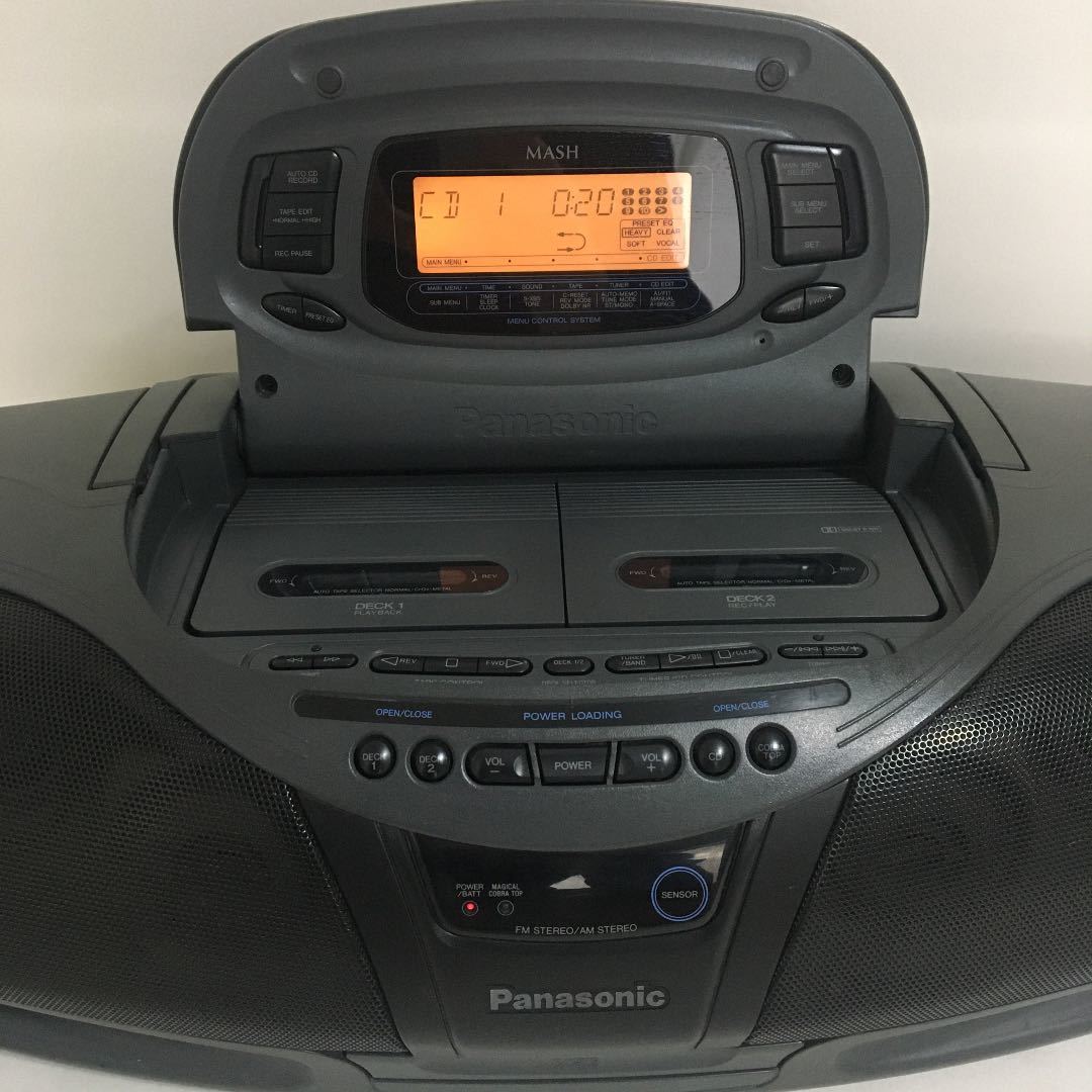 Panasonic RX−DT75 ポータブルCDシステム コブラトップ 日本製｜Yahoo