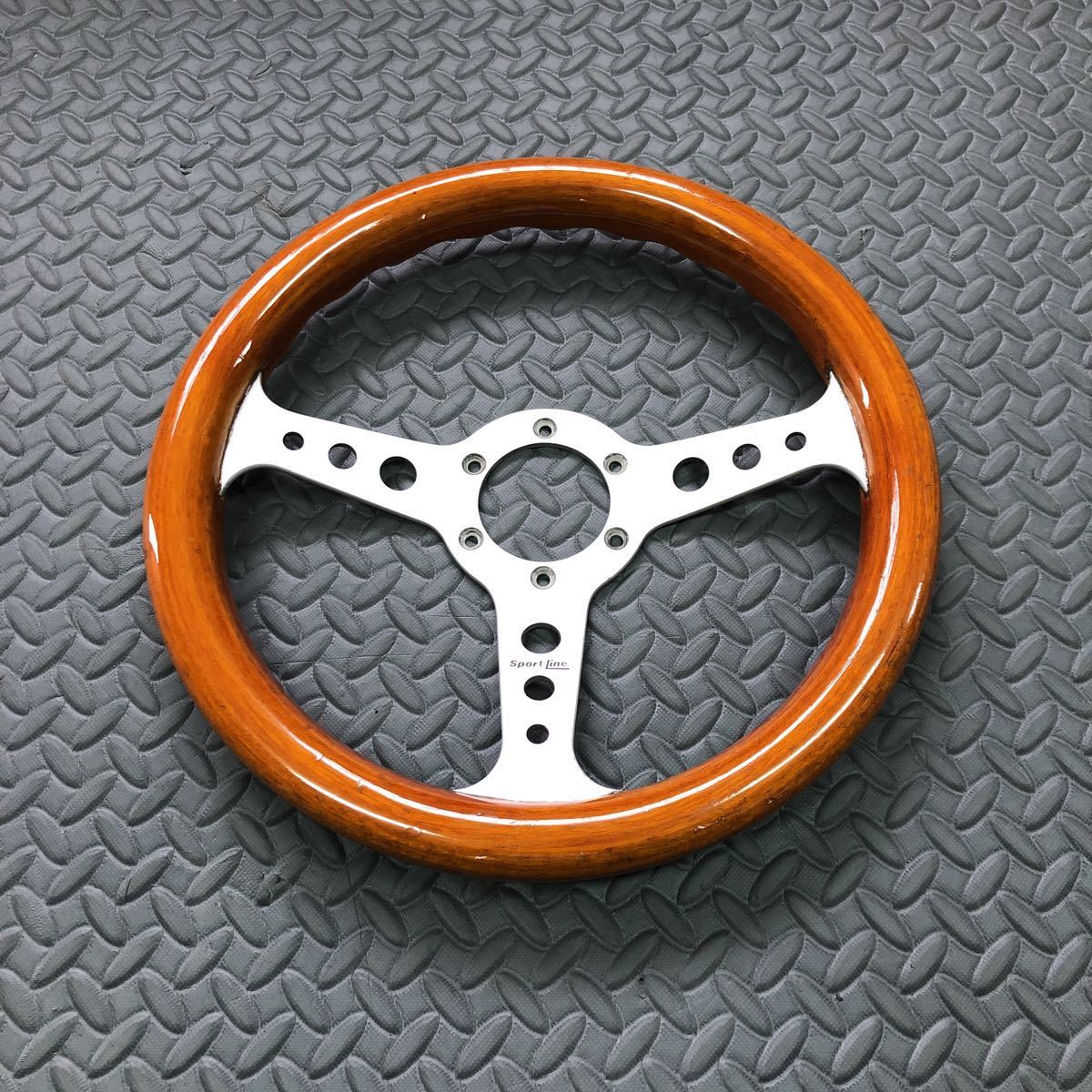 Yahoo!オークション - 当時物 Sport Line ウッド ステアリング 約31cm