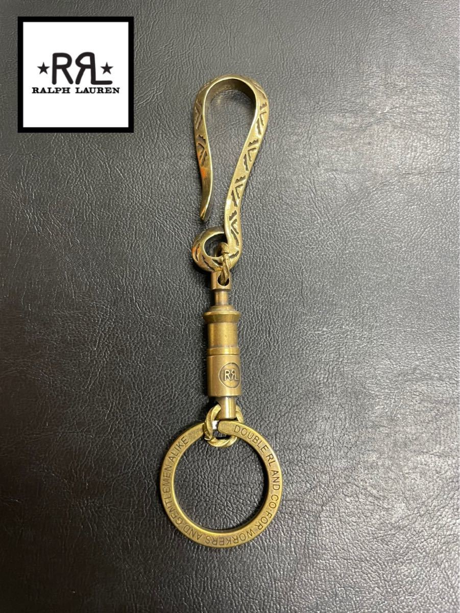 RRL ダブルアールエル キーリング キーホルダー カラビナ 真鍮