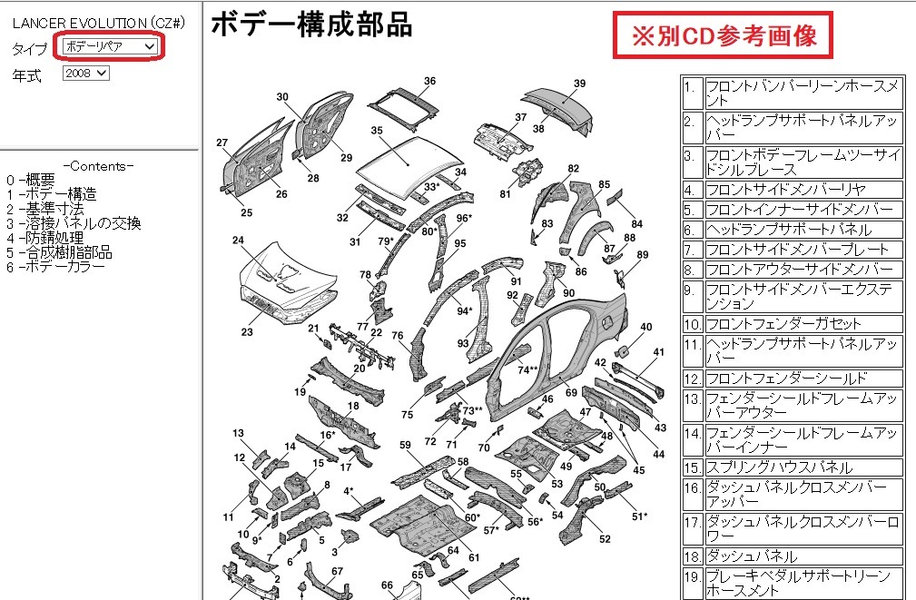 13年型 ランサーエボリューションX (CZ4A) 整備解説DVD '12-10 未開封
