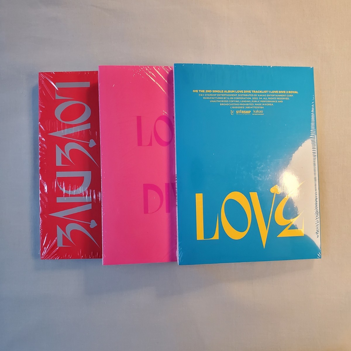 新品未開封】IVE LOVEDIVE アルバム3形態セット｜Yahoo!フリマ（旧