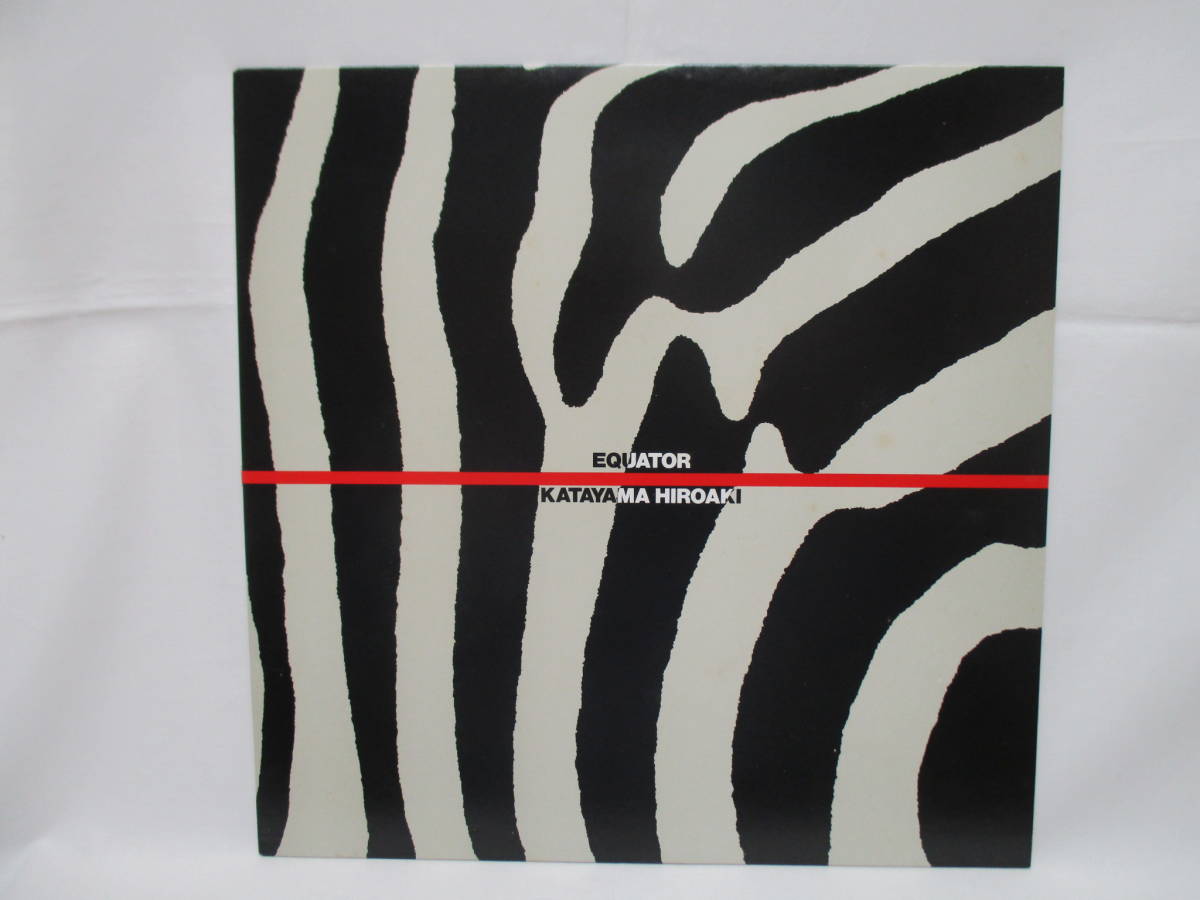 Yahoo!オークション - サインLP 片山広明 KATAYAMA HIROAKI Equator 赤