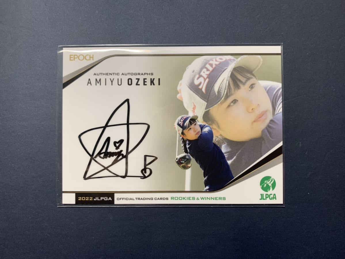 Yahoo!オークション - 尾関彩美悠 直筆サインカード EPOCH 2022 JLPGA