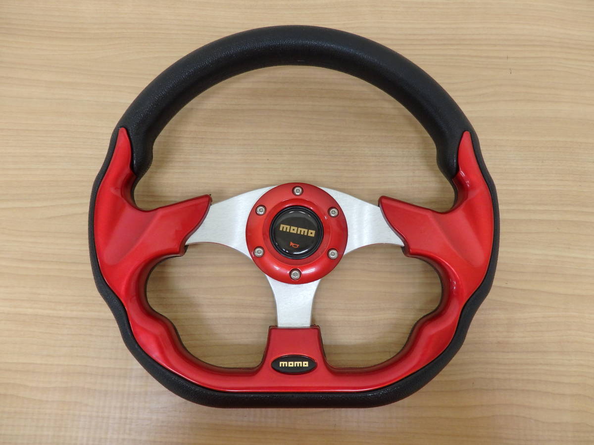 momo ステアリング 赤黒コマンド2 35パイレッドc-64 COMMANDO 2 レッド