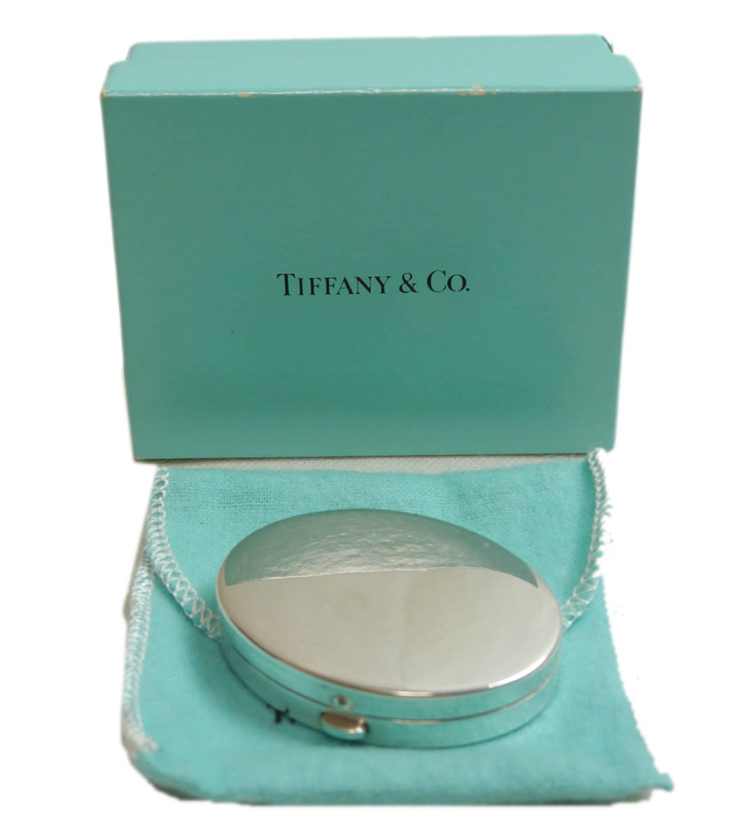 Yahoo!オークション - 極上品 希少 ティファニー コンパクトミラー シ