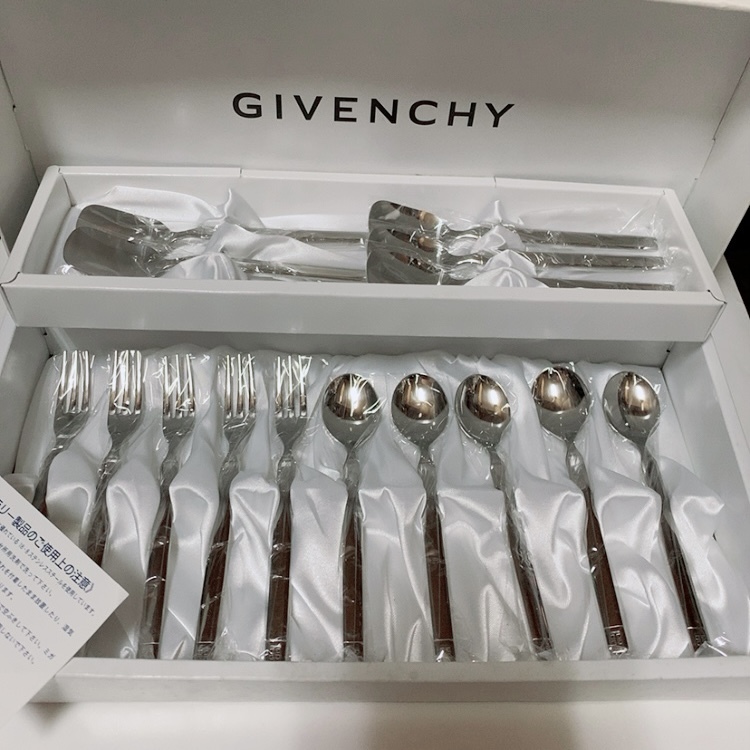 送料無料 即決 未使用 GIVENCHY ジバンシー カトラリーセット GF30W