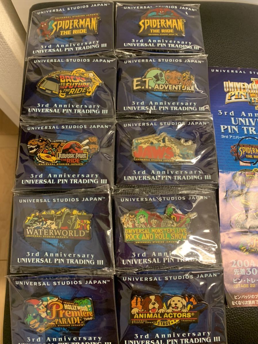 非売品 USJ 3周年限定ピンバッジ】3rd アニバーサリー ユニバーサル