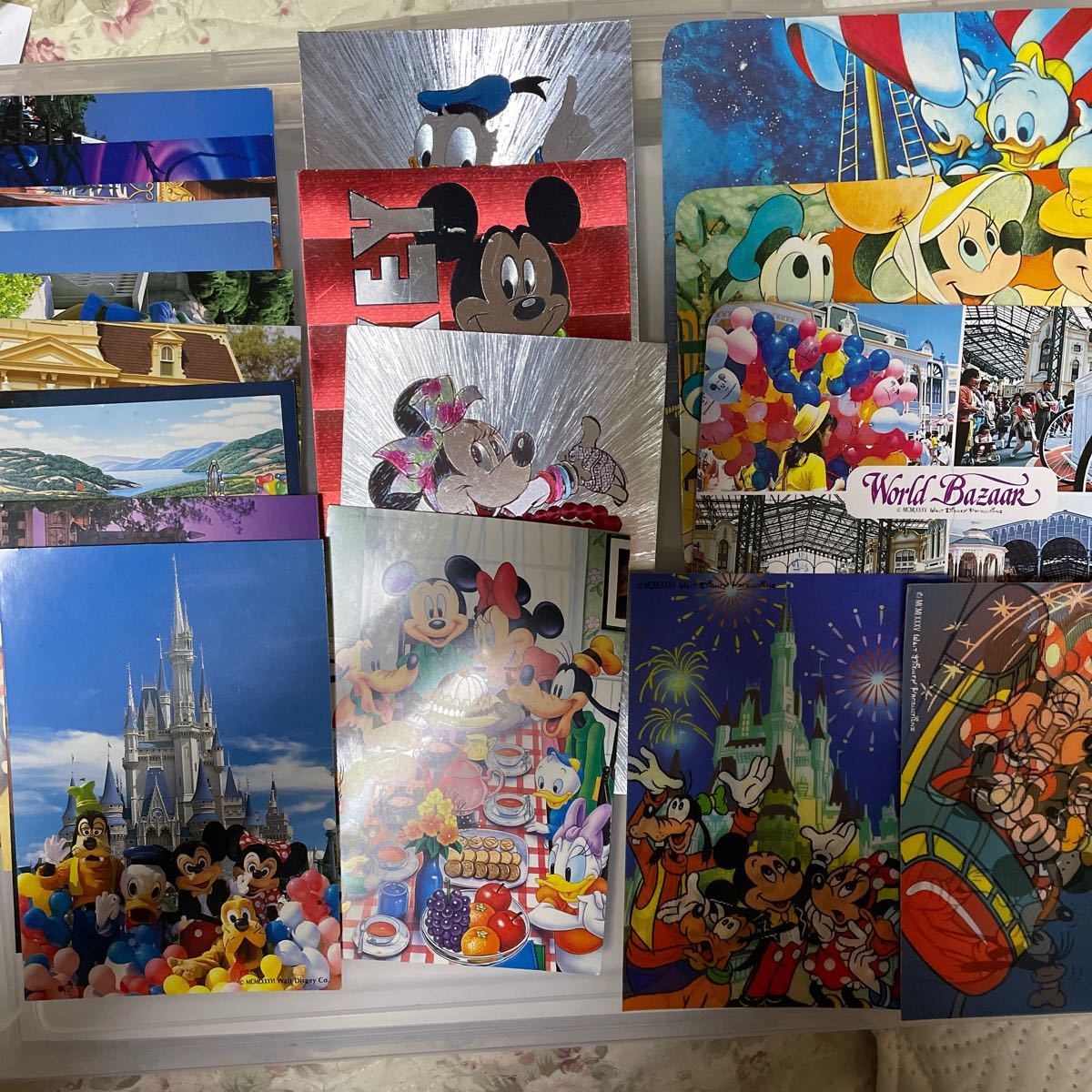 ディズニー ポストカード はがきまとめ売り 大量 中古 紙もの