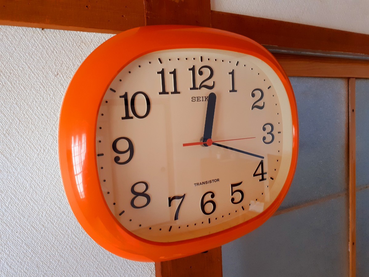 SEIKO トランジスタ 掛け時計 昭和レトロ ポップ スペースエイジ