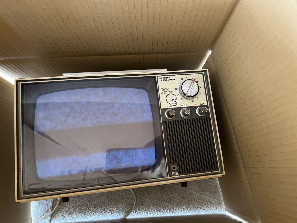 Yahoo!オークション - National 昭和レトロ ブラウン管テレビ NATIONAL