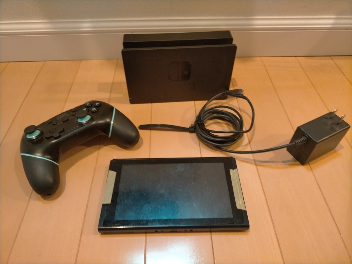 Nintendo Switch 本体 ドック 充電器 社外プロコンセット(ジャンク