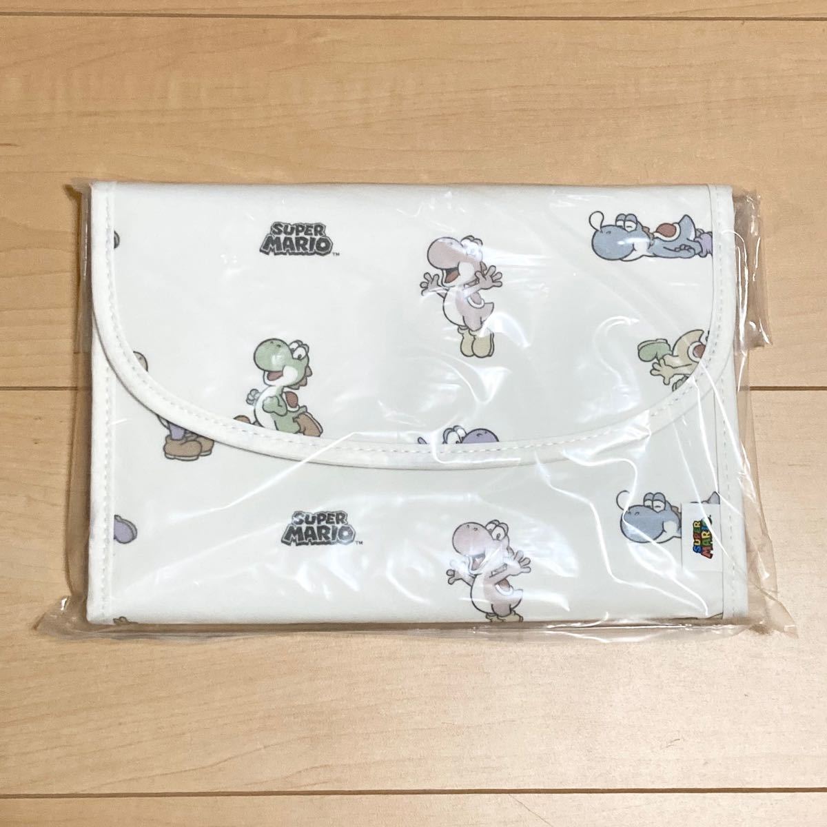 新品】ジェラートピケ 母子手帳ケース ヨッシー柄母子手帳ケースM