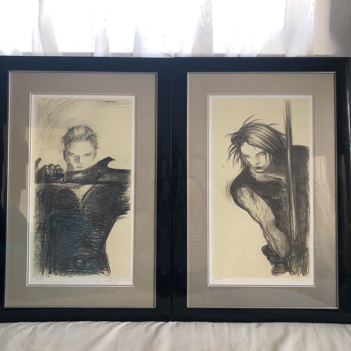 Yahoo!オークション - 天野喜孝 FF8 スコール サイファ 2点セット ナン