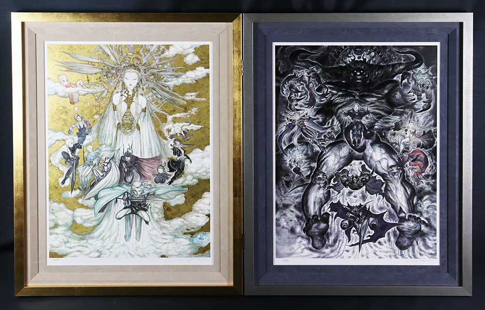 Yahoo!オークション - FFファン必見美品 天野喜孝 GODNESS-LIGHT SIDE