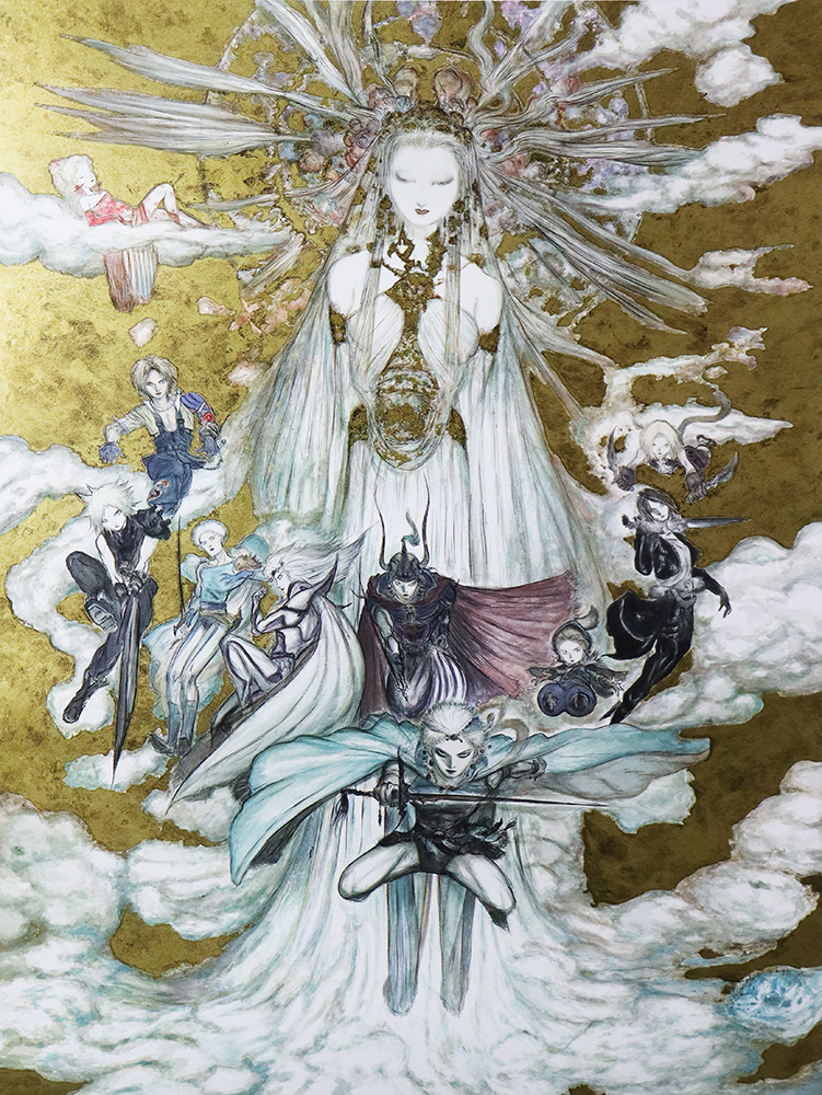 Yahoo!オークション - FFファン必見美品 天野喜孝 GODNESS-LIGHT SIDE