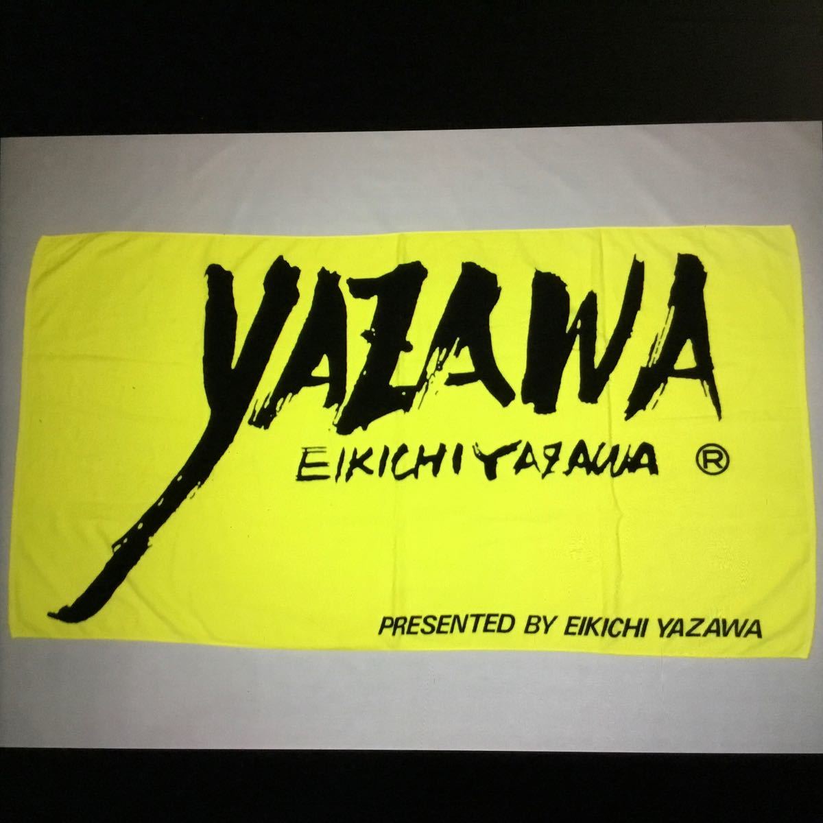 矢沢永吉 スペシャルビーチタオル (フデロゴ)イエロー／ブラック