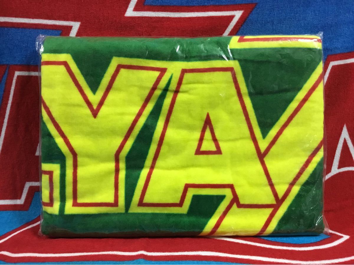 矢沢永吉 スペシャルビーチタオル(ロゴ) グリーン／イエロー／レッド