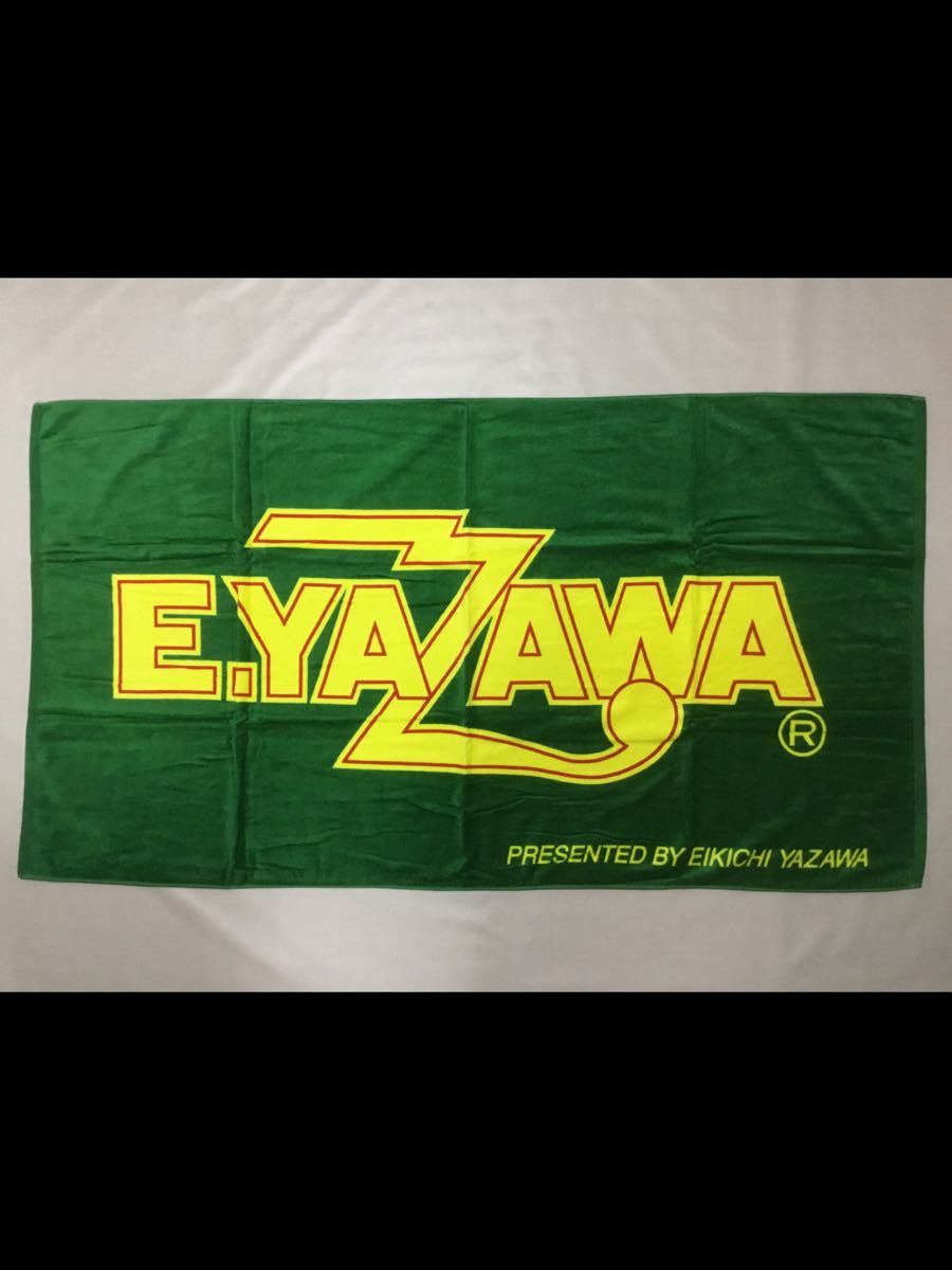 矢沢永吉 スペシャルビーチタオル(ロゴ) グリーン／イエロー／レッド