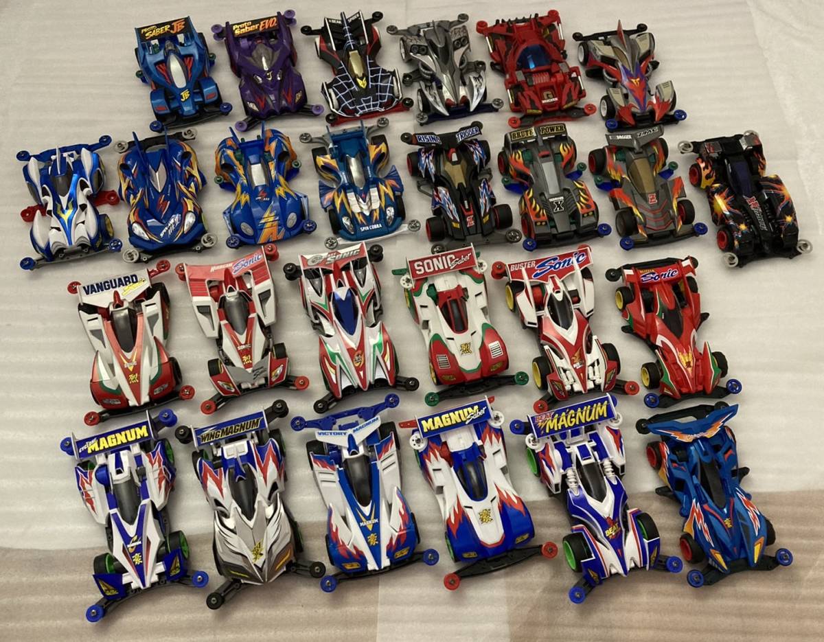 Yahoo!オークション - ミニ四駆 爆走兄弟レッツ&ゴー マシン26台