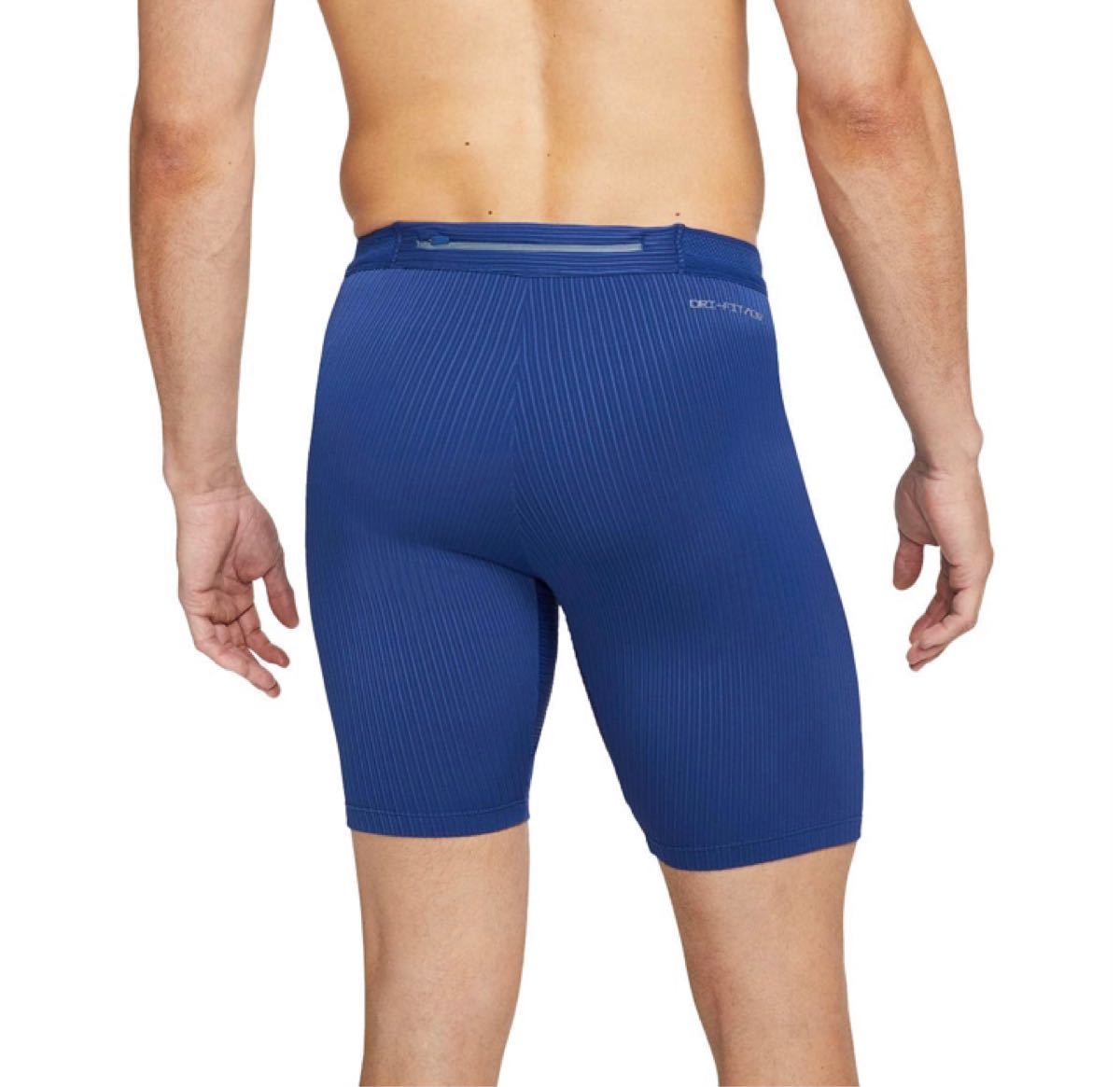 未使用】NIKE AEROSWIFT ハーフタイツ US S ブルー ナイキ エアロ