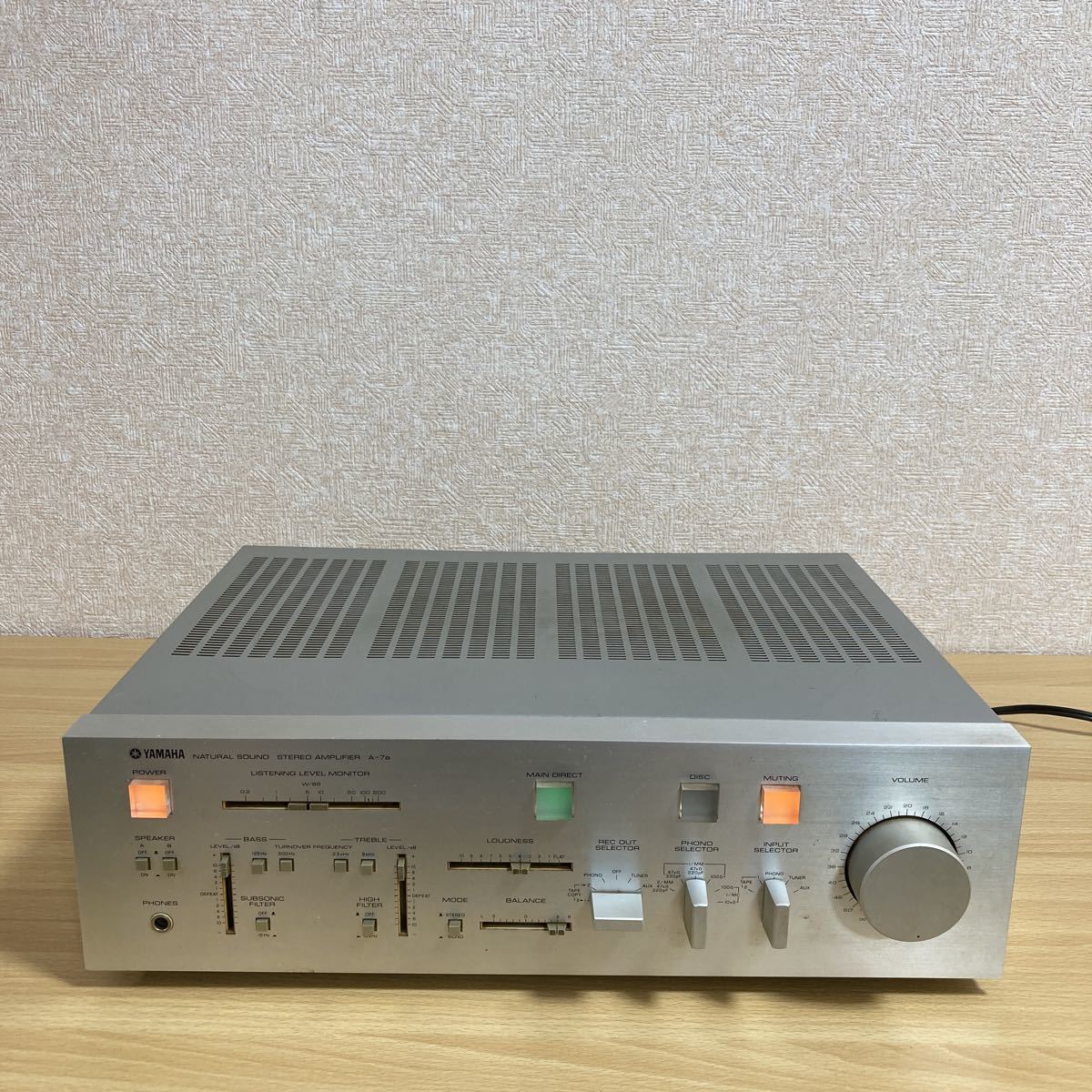 Yahoo!オークション - YAMAHA ヤマハ A-7a STEREO AMPLIFIER プリメイ