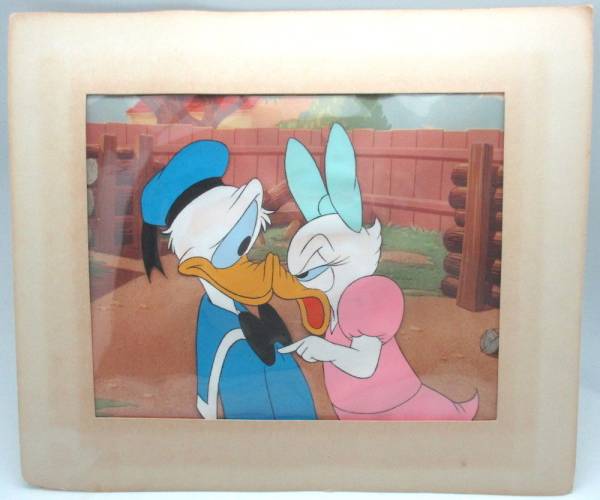 ディズニー ドナルド デイジー 原画 セル画 限定 レア Disney 入手困難