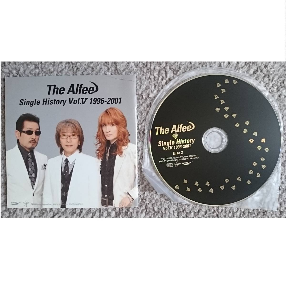 KF THE ALFEE アルフィ SINGLE HISTORY V 1996-2001 紙ジャケット SHM