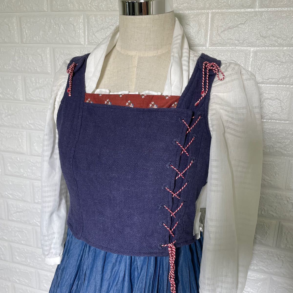 シークレットハニー 美女と野獣 町ベル 町娘 ワンピース ビスチェ 2点