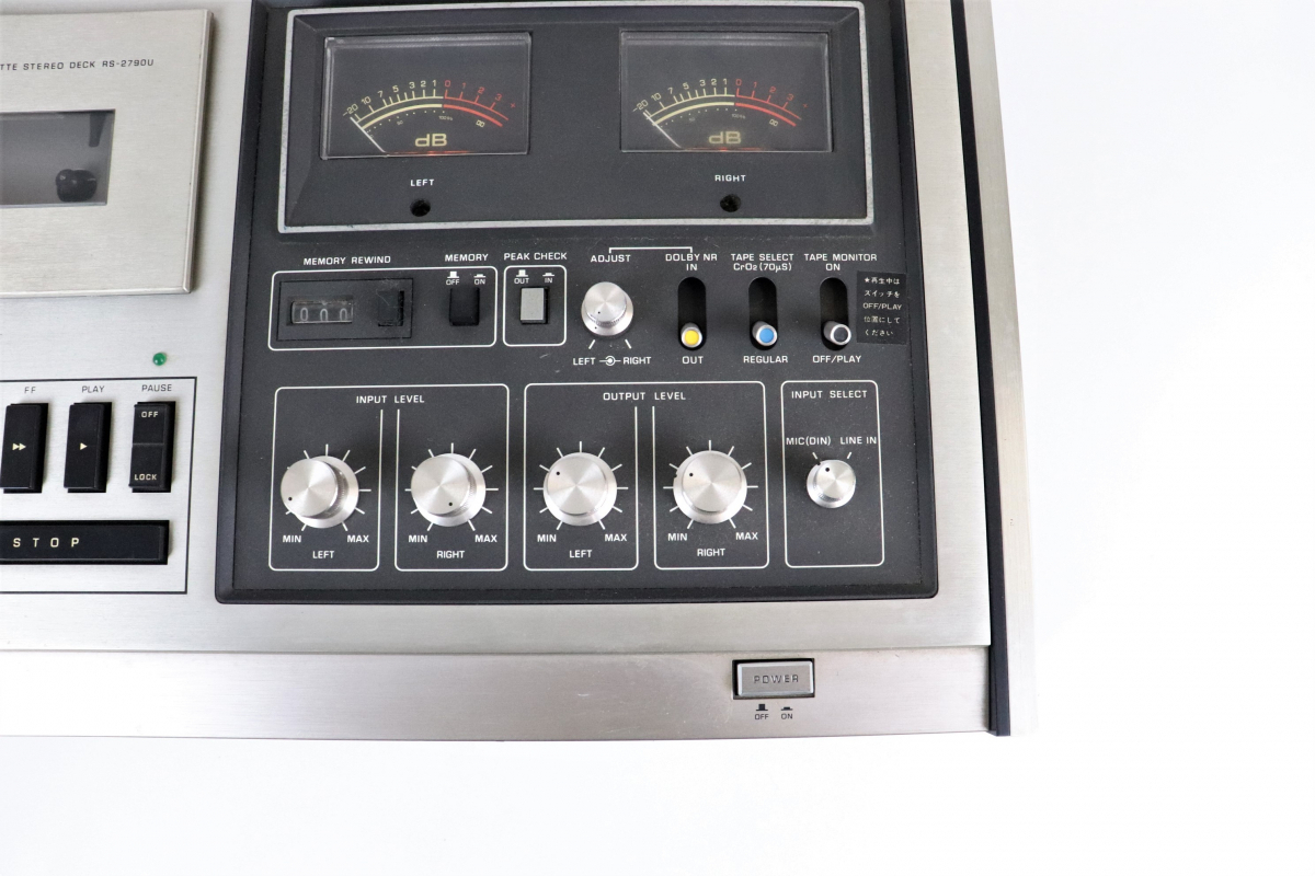 Technics RS-2790U カセットデッキ 通電OK】 【当時価格128000円