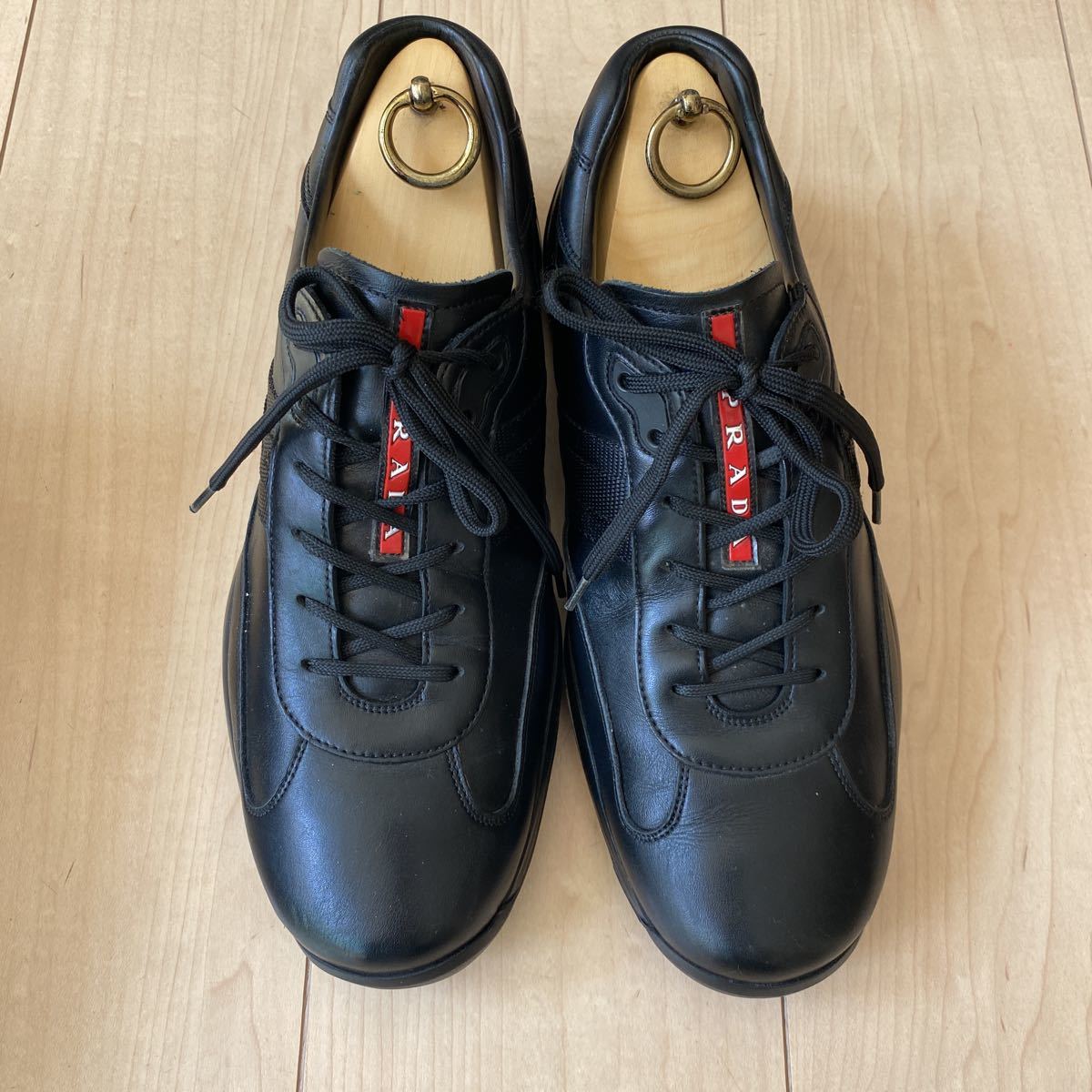 プラダ スポーツ レザー スニーカー サイズ9 prada sports