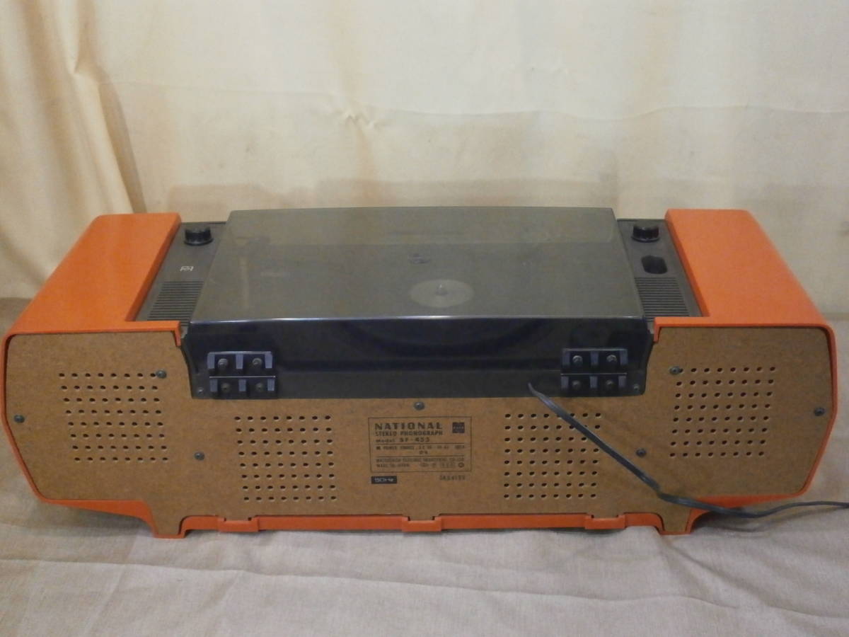 Yahoo!オークション - NATIONAL ポータブルレコードプレーヤ SF-455 動