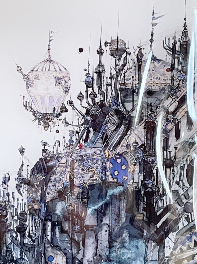 ファイナルファンタジーⅥ 天野喜孝A3 アクリルプレート街