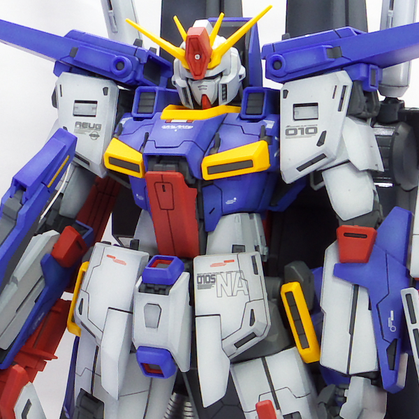 Yahoo!オークション - MG 強化型ZZガンダム ver.ka 改修塗装完成品