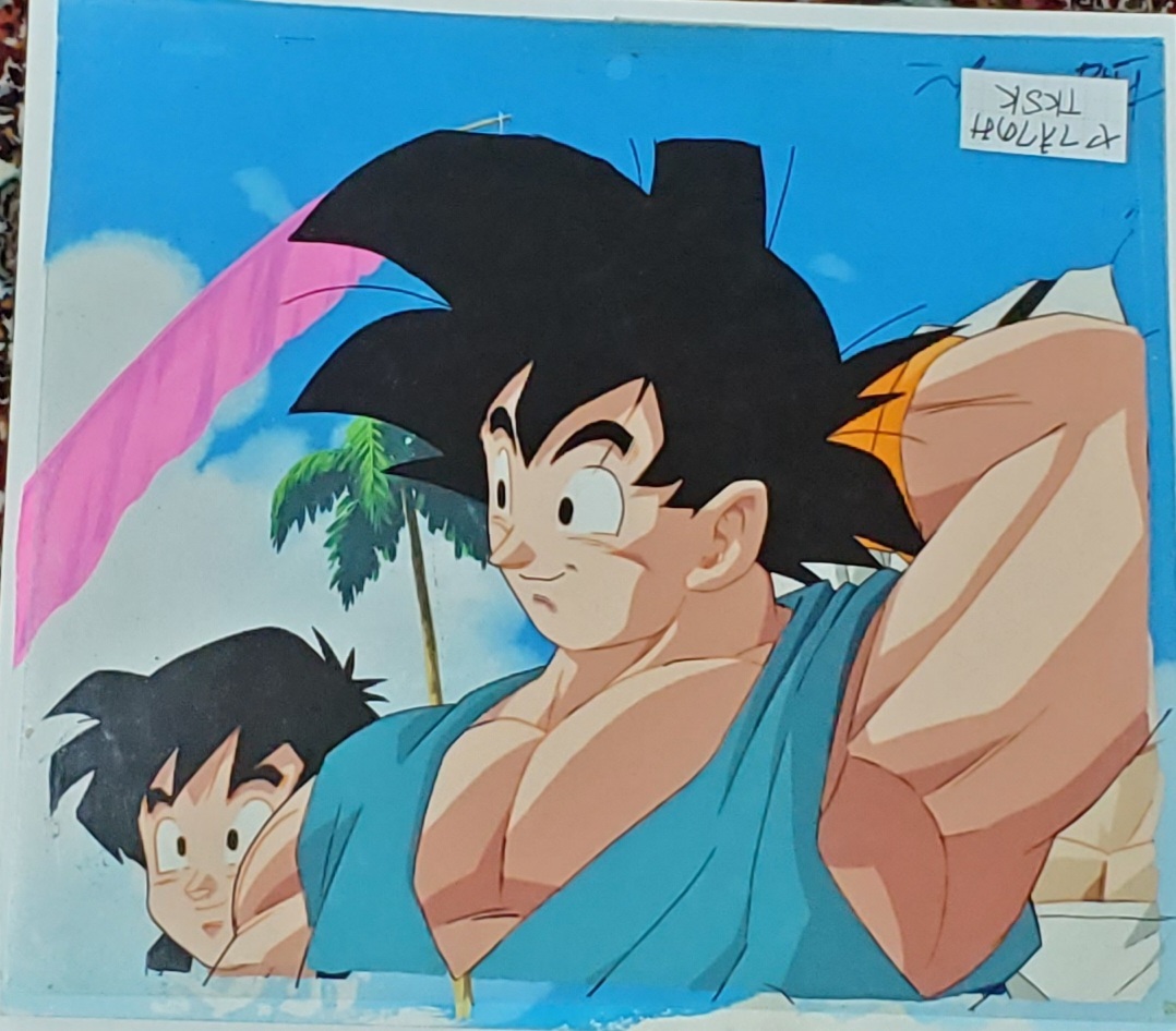 Yahoo!オークション - 最終回 ドラゴンボールZ 孫悟空 孫悟天 セル画