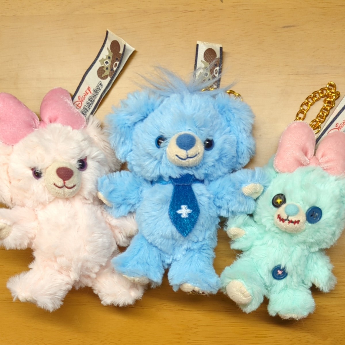 ディズニーストア ユニベアシティ ブルー＆ベリー＆パイ ぬいぐるみ