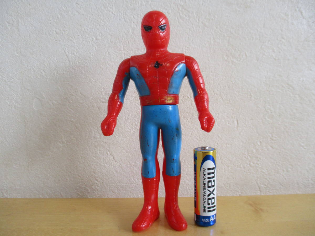 Yahoo!オークション - 希少 当時物 1978 ポピー スパイダーマン ソフビ