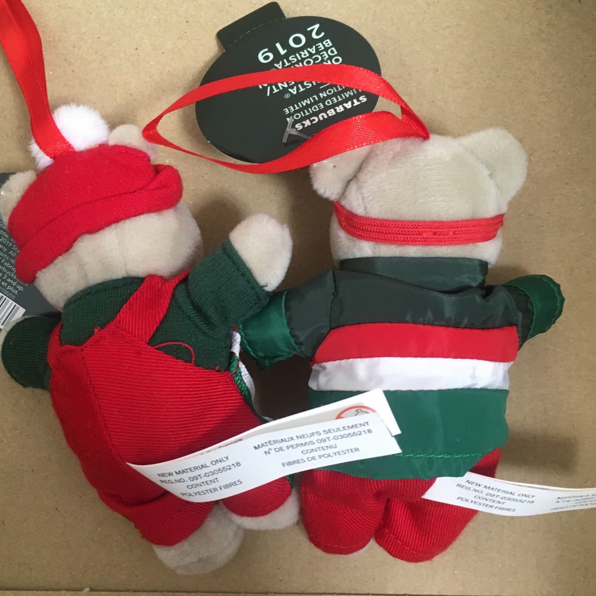 スターバックス ミニベアリスタ ペア ベアリスタ スタバ STARBUCKS