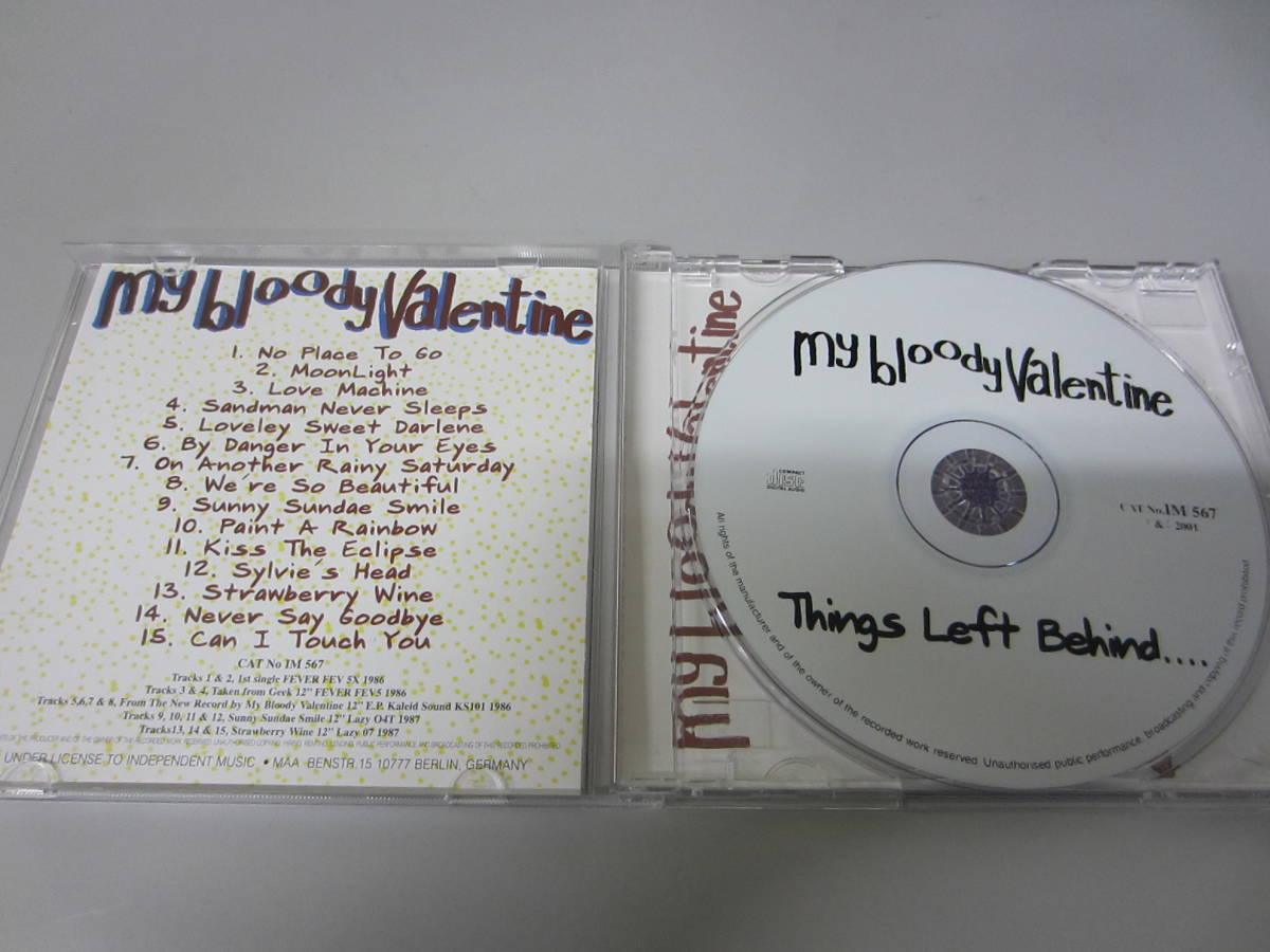 Yahoo!オークション - My Bloody Valentine/Things Left Behind. Ge