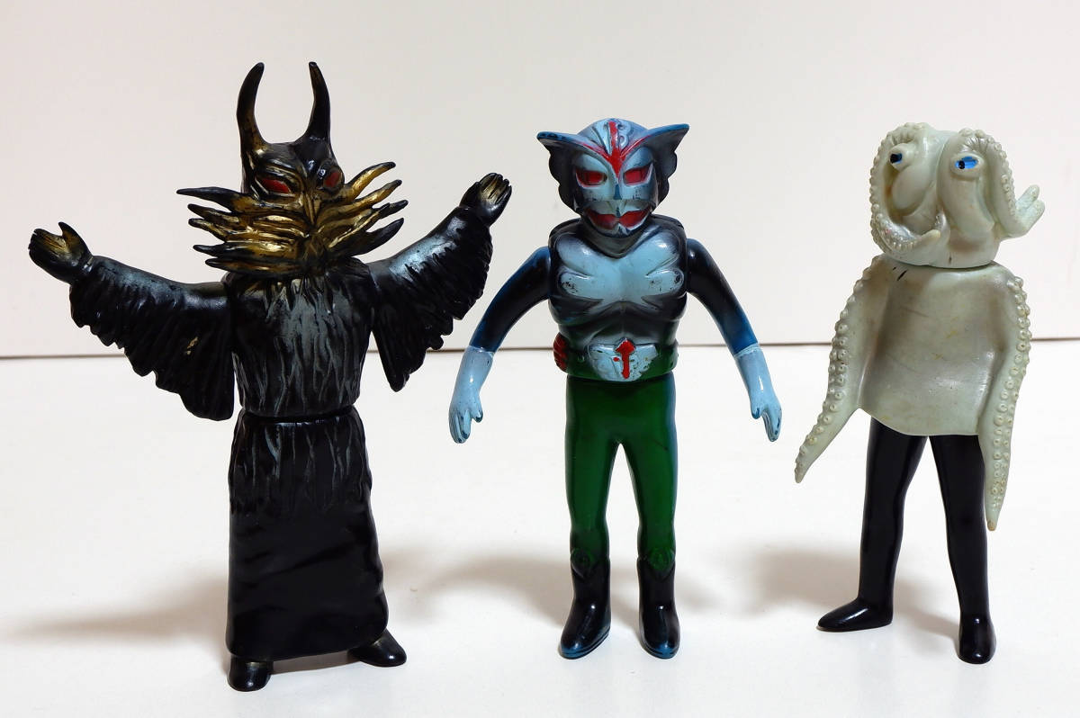 Yahoo!オークション - ポピー 超人バロム1 ドルゲ イカゲルゲ ソフビ3