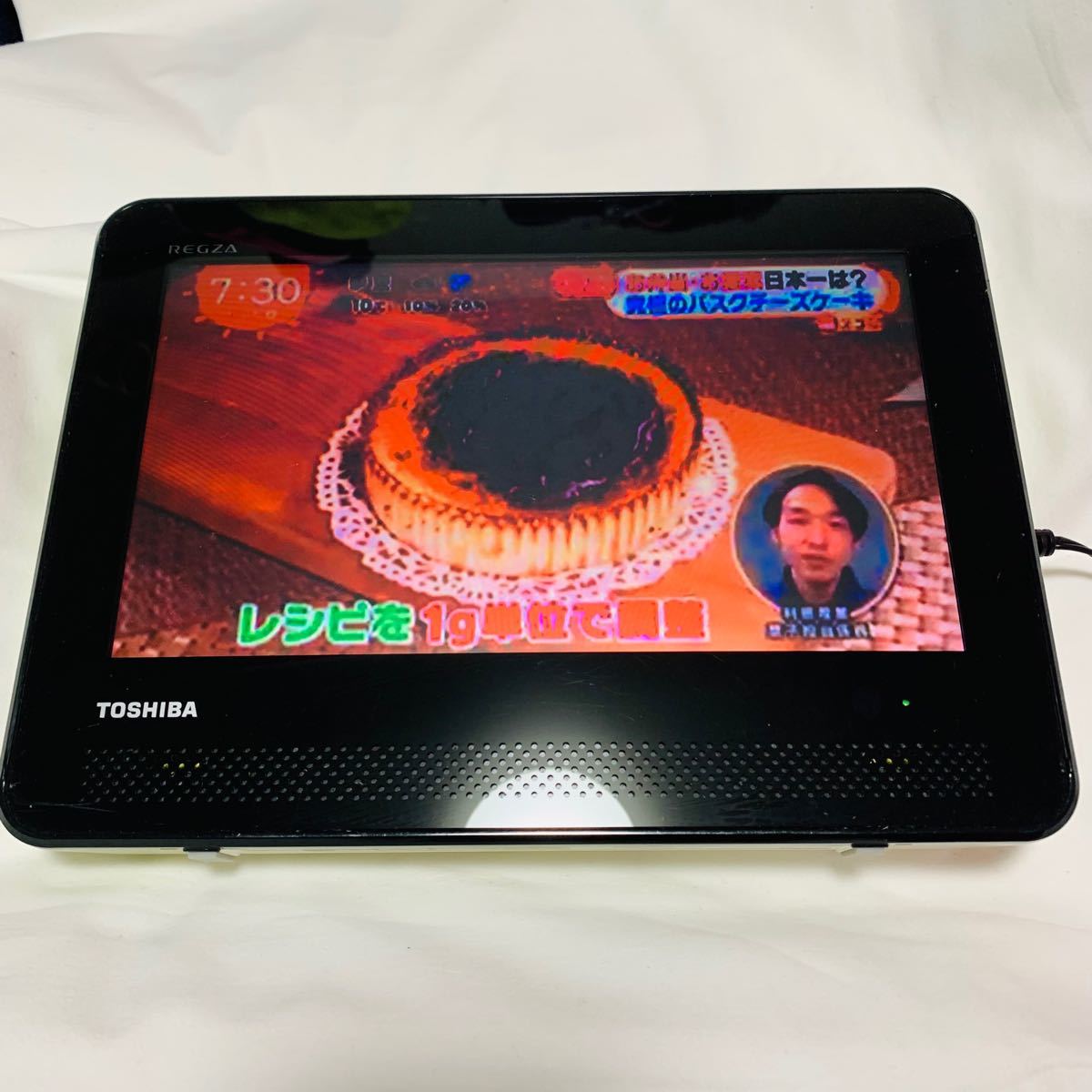 TOSHIBA REGZA フルセグチューナー内蔵 防水ポータブルDVD SD-P100WP