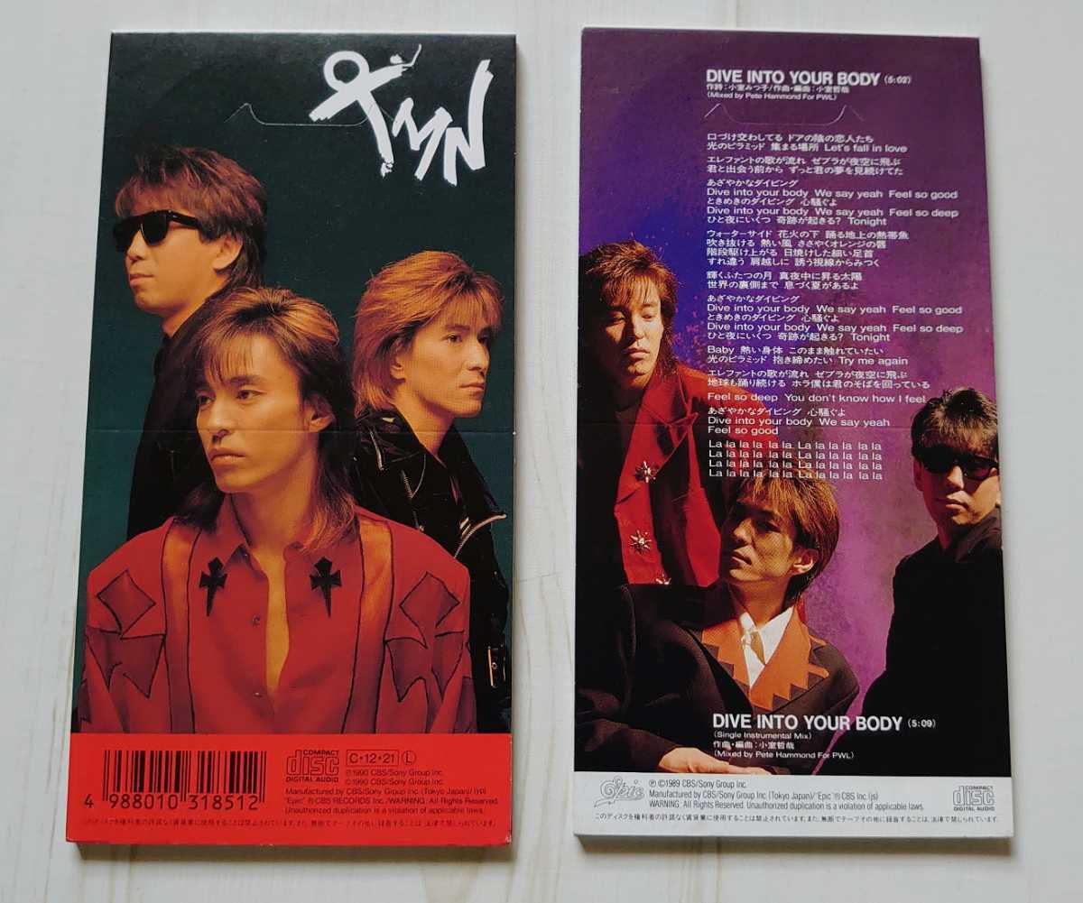 Yahoo!オークション - TM NETWORK / 8cmCD『DIVE INTO YOUR BODY / RHY