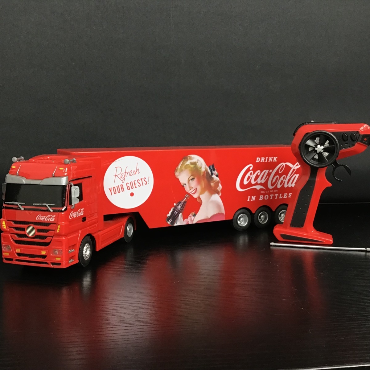 Yahoo!オークション - コカコーラ RC 1/32 トレーラーラジコン