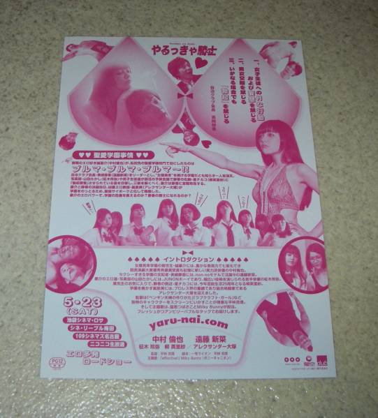 映画チラシ「やるっきゃ騎士」2枚：中村倫也/遠藤新菜(映画)｜売買され