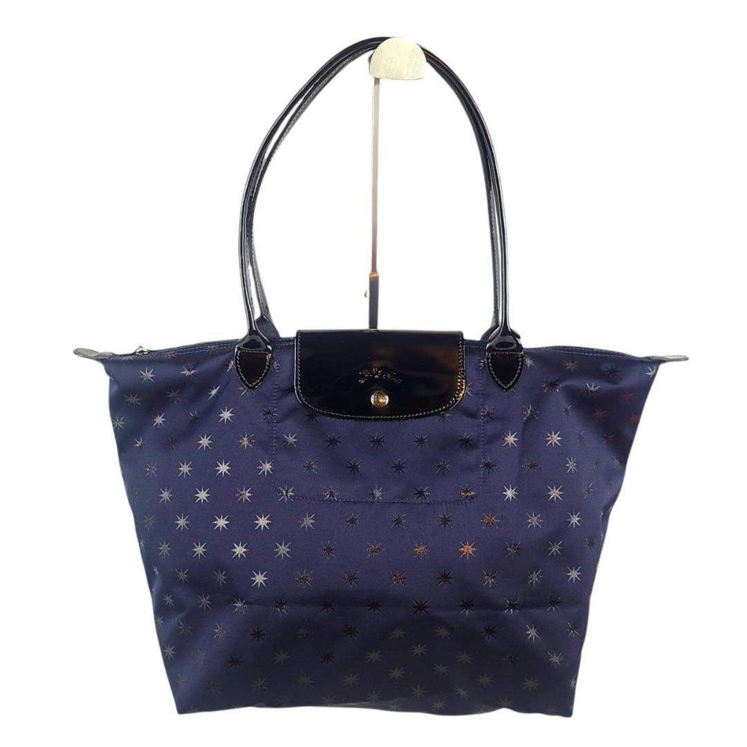 美品 限定品 ロンシャン LONGCHAMP プリアージュ エトワール 星柄