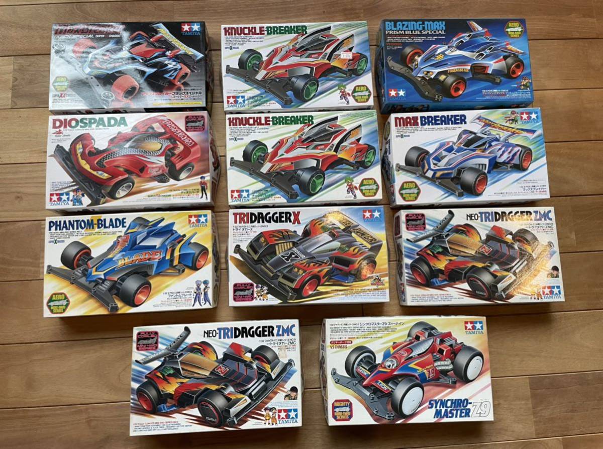 Yahoo!オークション - ミニ四駆 11台まとめて 旧キット 未組立 タミヤ