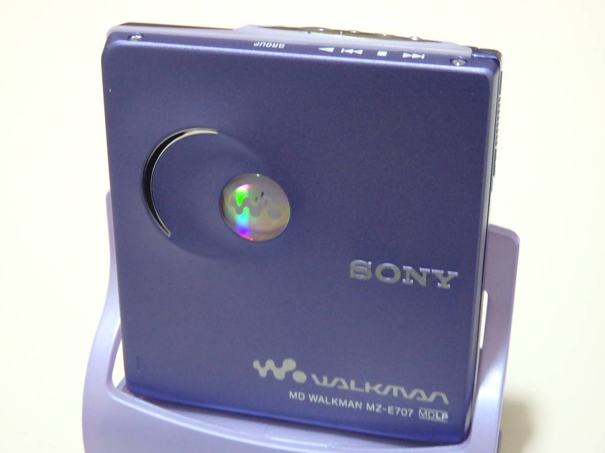 Yahoo!オークション - SONY MD WALKMAN MZ-E707 ソニー ポータブルMDプ