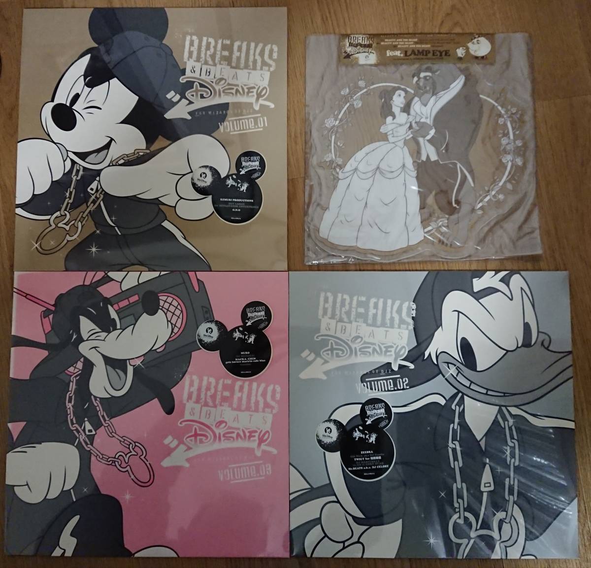 Yahoo!オークション - 新品未開封 Breaks & Beats Disney 4枚セット デ