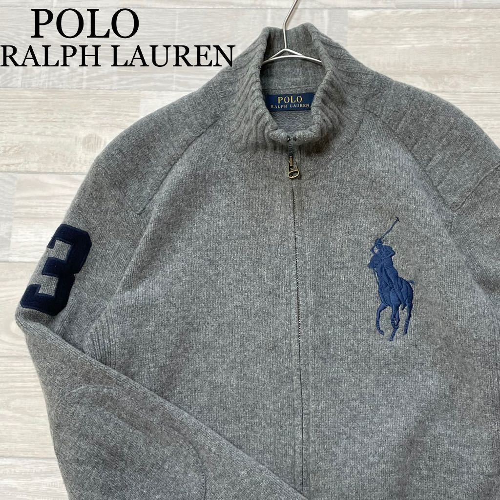 POLO RALPH LAUREN ポロ ラルフローレン フルジップ ニット セーター M